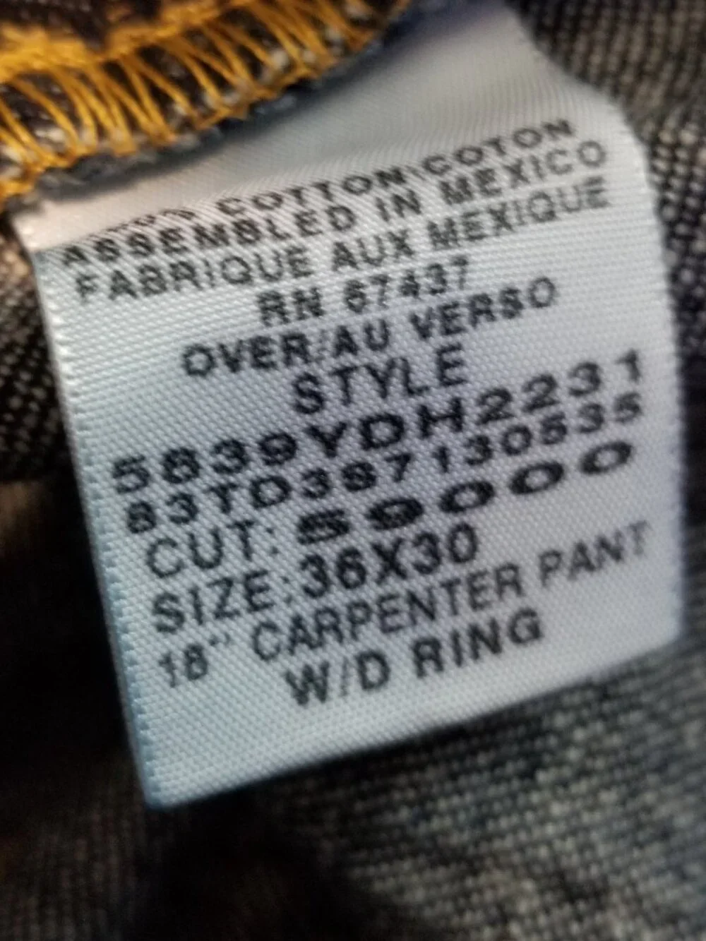 Vintage Polo Jeans Co Polo Ralph Lauren Carpenter Jeans Mens 36x30 Baggy Y2K